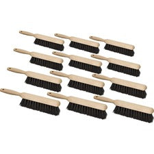 Genuine Joe Poly Counter Brush 13" Overall Length - Black - 12 / Carton