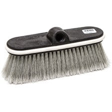 Genuine Joe Window, Vehicle & Wall Brush 2.4" Overall Length - Gray - 1 Each