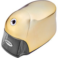 Bostitch QuietSharp Executive Pencil Sharpener 4" Width x 7.5" Depth - Gold - 1 Each
