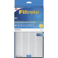 Filtrete Air Filter HEPA - For Air Purifier - Remove Allergens, Remove Bacteria, Remove Virus - ParticlesF1 Filter Grade - 12" Height x 6.7" Width - Polypropylene - 1 Each
