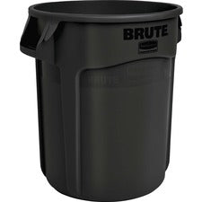 Rubbermaid Commercial Brute 55-gallon Container 55 gal Capacity - Round - UV Resistant, Fade Resistant, Crack Resistant, Warp Resistant, Crush Resistant, Reinforced Base, Durable, Tear Resistant, Damage Resistant, Vented, Contoured Base Handle, ... - 33"