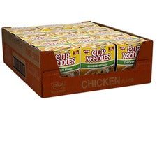 NISSIN FOODS Top Ramen Chicken Flavor Cup Noodles Noodles - Chicken - 2.25 oz - 12 / Carton