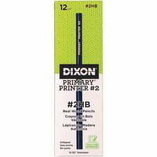 Dixon No. 2 Primary Printer Pencil Multi Lead - #2 - Blue Barrel - 12 / Pack