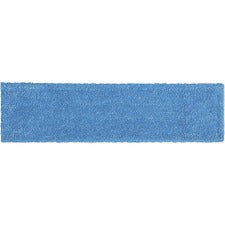 Rubbermaid Commercial Adaptable Flat Mop Microfiber Pad 19.5" Length x 5.5" Depth - MicroFiber - Blue - 1 Each