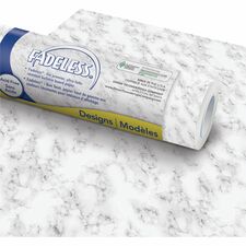 Fadeless Bulletin Board Paper Rolls Art Project, Craft Project, School, Home, Office Project - 48" Width x 50 ft Length - 50 lb Basis Weight - White - 1 Roll