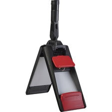 Rubbermaid Commercial Adaptable Flat Mop Frame Ergonomic - Black - 1 Each