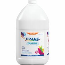 Prang Washable Tempera Paint 1 Color(s) - White - 1 gal - Washable - 1 Each