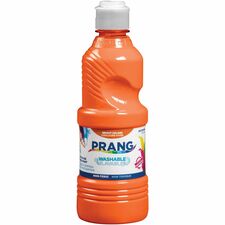 Prang Washable Tempera Paint 1 Color(s) - Orange - 16 fl oz - Washable - 1 Each