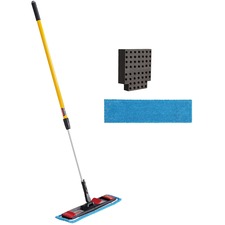 Rubbermaid Commercial Adaptable Flat Mop Kit Black - 1 Each