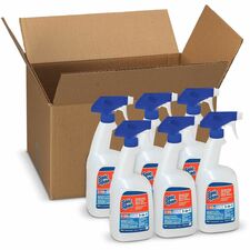 Spic and Span 3-in-1 Cleaner 32 fl oz (1 quart) - Fresh Scent - Disinfectant, Streak-free - Blue - 6 / Carton
