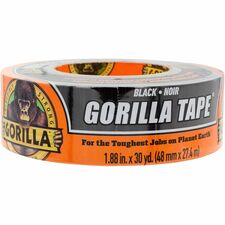 Gorilla Tape 30 yd Length x 1.88" Width - Black - 1 Each