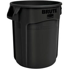 Rubbermaid Commercial Brute 55-gallon Container 55 gal Capacity - Round - UV Resistant, Vented, Fade Resistant, Crack Resistant, Crush Resistant, Warp Resistant, Reinforced Base, Durable, Tear Resistant, Damage Resistant, Contoured Base Handle, ... - 33"