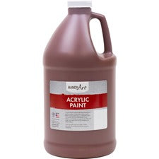Handy Art Acrylic Paint Burnt Sienna - 2 quart - Washable - 1 Each