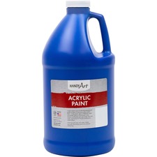 Handy Art Acrylic Paint Phthalo Blue - 2 quart - Washable - 1 Each