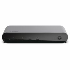 Belkin Connect Pro Thunderbolt 4 Dock for Smartphone, Tablet, Notebook - Charging Capability - Memory Card Reader - SD - 120 W - Thunderbolt 4 - 8K @ 30Hz, 4K @ 60Hz - 3840 x 2160, 7680 x 4320 - 4 x USB Ports - 2 x USB 2.0 - 4 x USB Type-A Ports - USB Typ