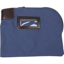 ControlTek Carrying Case Cash, Coin, Document, Check, Card - Blue Moisture Resistant - Nylon Body - 8.5" Width x 11" Depth - 1 Each