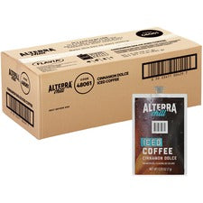 Alterra Freshpack Cinnamon Dolce Iced Coffee Compatible with Flavia Creation 300 with Chill Refresh Module, Flavia Creation 600 with Chill Module - Dark - Freshpack - 90 / Carton