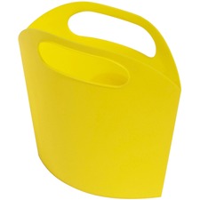 Deflecto Antimicrobial Kids Mini Tote Yellow External Dimensions: 8" Width x 5.4" Depth x 2" Height - Plastic - Yellow - For Art Supplies, Crayon - 1 Each