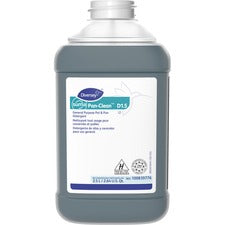 Diversey Suma Pan-Clean D1.5 Concentrate - 84.5 fl oz (2.6 quart) - Floral Scent - Non-corrosive, Long Lasting - Blue Bottle - 2 / Carton