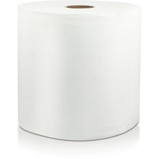 Livi VPG Select Hard Wound Towel 1 Ply - 8" Width x 600 ft Length - 1 13/16" Core - White - Fiber - 6 / Carton