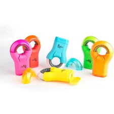 Serve Ring Eraser & Sharpener Plastic - Multicolor - 1 Each