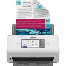 Brother ADS-4700W Sheetfed Scanner - 600 x 600 dpi Optical 48-bit Color - 40 ppm (Mono) - 40 ppm (Color) - Duplex Scanning - USB