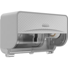 Kimberly-Clark Professional ICON Standard Roll Horizontal Toilet Paper Dispenser Coreless - 2 x Roll - Silver Mosaic - Refillable, Key Lock - 1 Each