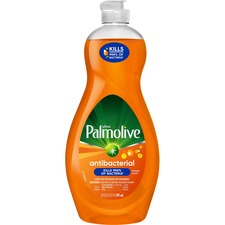 Palmolive Antibacterial Ultra Dish Soap Concentrate - 20 fl oz (0.6 quart) - Antibacterial, Phosphate-free, Kosher, Residue-free, Non-abrasive - Orange - 1 Each