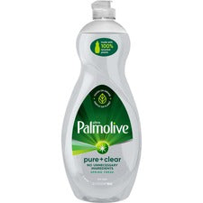 Palmolive Pure/Clear Ultra Dish Soap 32.5 fl oz (1 quart) - Hypoallergenic, Fragrance-free, Dye-free, Phosphate-free, Paraben-free, Biodegradable, Eco-friendly - Clear - 1 Each