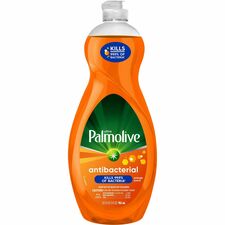 Palmolive Antibacterial Ultra Dish Soap Concentrate - 35.2 fl oz (1.1 quart) - pH Balanced, Residue-free, Non-abrasive, Antibacterial - Orange - 1 Each