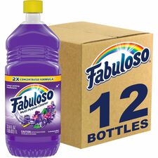 Fabuloso All-Purpose Cleaner 33.8 fl oz (1.1 quart) - Lavender Scent - Rinse-free, Residue-free, Long Lasting - Lavender - 12 / Carton