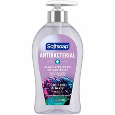 Softsoap Antibacterial White Tea Hand Soap White Tea & Berry Scent - 11.25 fl oz - Pump Bottle Dispenser - Bacteria Remover, Dirt Remover - Hand, Skin, Kitchen, Bathroom - Moisturizing - Antibacterial - Refillable, Paraben-free, Phthalate-free, pH Balance