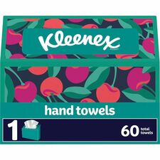 Kleenex Disposable Hand Towels 1 Ply - 8" Width x 9.10" Length - White - Paper/ - 60 / Box