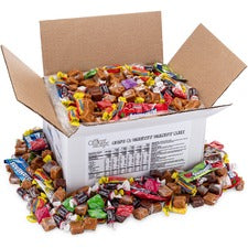 Office Snax Soft & Chewy Candy Mix Assorted - Individually Wrapped - 5 lb - 1 / Carton