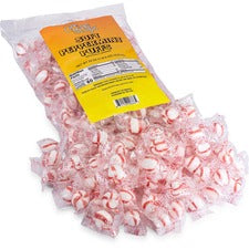 Office Snax Peppermint Puff Candy Peppermint - Individually Wrapped, Trans Fat Free - 1.37 lb - 1 Each