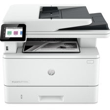HP LaserJet Pro 4101fdw Wireless Laser Multifunction Printer - Monochrome - White Copier/Fax/Printer/Scanner - 4800 x 600 dpi Print - Automatic Duplex Print - Up to 80000 Pages Monthly - Color Flatbed Scanner - 1200 dpi Optical Scan - Monochrome Fax - Gig