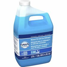 Dawn Manual Pot/Pan Detergent Concentrate Liquid - 128 fl oz (4 quart) - Original Scent - 4 / Carton - Blue