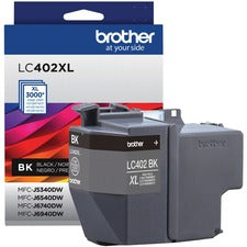 Brother LC402XLBKS Original High Yield Inkjet Ink Cartridge - Black - 1 Each 3000 Pages