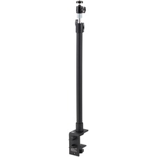 Kensington A1000 Clamp Mount for Microphone, Webcam, Lighting System, Telescope, Boom Arm - Black Height Adjustable - 1 Each