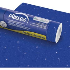 Fadeless Bulletin Board Paper Rolls Bulletin Board, Classroom, Fun and Learning, File Cabinet, Door, Display, Paper Sculpture, Table Skirting, Party, Home Project, Office Project, ... - 48" Width x 50 ft Length - 50 lb Basis Weight - Night Sky - 1 Roll