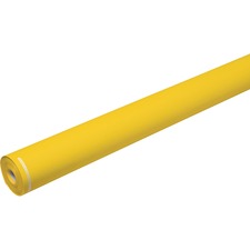 Flameless Flame-Retardant Paper Classroom, Office, Mural, Banner, Bulletin Board - 48" Width x 100 ft Length - Sunrise Yellow - 1 Roll