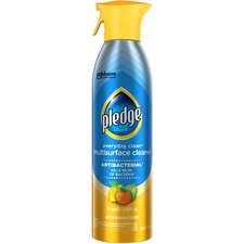 Pledge Everyday Clean Antibacterial Multisurface Cleaner 9.7 fl oz (0.3 quart) - Fresh Citrus Scent - Antibacterial, Residue-free - Blue - 1 Each