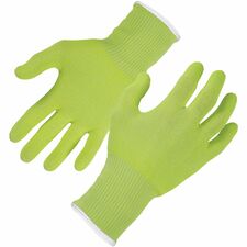 Ergodyne 7040 Cut-Resistant Food-Grade Gloves 6.50" Glove Length - Debris, Dirt Protection - XXL Size - High Performance Polyethylene (HPPE), Fiber - Lime - Cut Resistant, Breathable, Comfortable, Slash Resistant, Lightweight, Snug Fit, High Visibility -