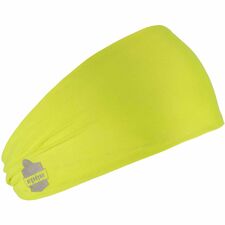 Ergodyne 6634 Cooling Headbands One Size - Lime - Knit, Fabric - 1 Each