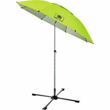 Ergodyne SHAX 6199 Lightweight Work Umbrella and Stand Kit Lime