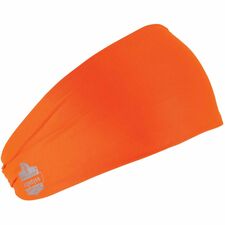Ergodyne 6634 Cooling Headbands One Size - Orange - Knit, Fabric - 1 Each