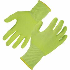 Ergodyne 7040 Cut-Resistant Food-Grade Gloves 6" Glove Length - Debris, Dirt Protection - Small Size - High Performance Polyethylene (HPPE), Fiber - Lime - Cut Resistant, Breathable, Comfortable, Slash Resistant, Lightweight, Snug Fit, High Visibility - F