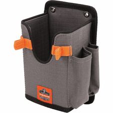 Ergodyne Squids 5543 Mounting Carrier for Bar Code Scanner, Tool, Mobile Computer - Gray Polyester - 1 Each