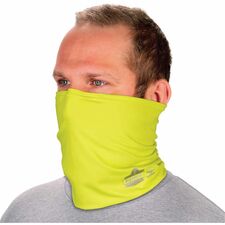 Ergodyne 6489 2-Layer Cooling Multi-Band Large (L)/Extra Large (XL) Size - Polyester, MicroFiber, Spandex - Lime
