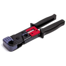 StarTech.com RJ45 RJ11 Crimp Tool with Cable Stripper Metal - 0.71 lb - Easy-grip Handle, Portable - 1 Each - TAA Compliant